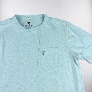 Bird Dog T Shirt Mens Large Performance Lightweight Cotton Pocket Logo Classic